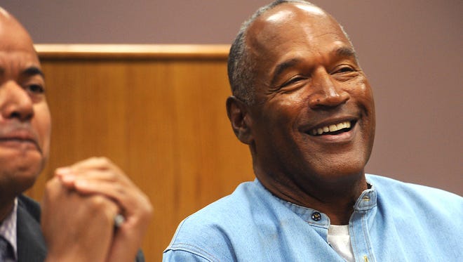 O.J. Simpson attends a parole hearing at Lovelock Correctional Cente on July 20, 2017.