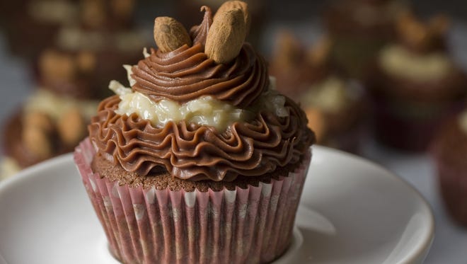 Diving into a chocolate coconut-filled almond cupcake inspired by an Almond Joy might be a good way to celebrate National Chocolate Cupcake Day.