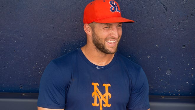 In an exclusive interview, St. Lucie Mets outfielder Tim Tebow and TCPalm sports multimedia journalist Jon Santucci discussed Tebow’s progress in baseball, his love of competition and how he views his future in sports on Thursday, July 20, at First Data Field in Port St. Lucie. “I’ve enjoyed the challenge of it, the struggle, the learning, just the improvement of it, so overall it’s been a whirlwind, but it’s been a lot of fun,” Tebow said. “I love competing. It’s something that’s been in my DNA I think since I was born, I enjoy it.” On his 30th birthday Monday, Aug. 14, Tebow drove in a pair of runs as part of a 12-7 drubbing of the Clearwater Threshers.