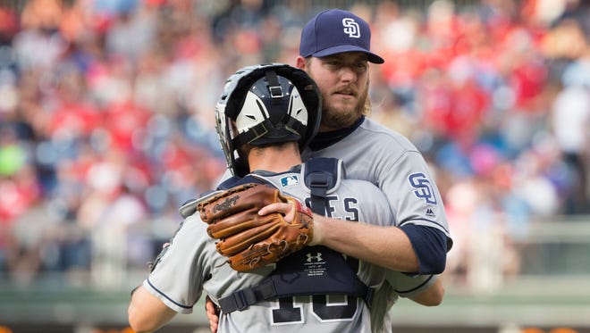 Brandon Maurer saved 20 games in 23 chances for the Padres.