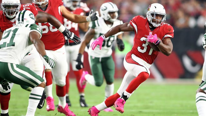 RB David Johnson has five TDs over past two games, both Arizona wins. It appears Bruce Arians' play-calling duties just got easier.