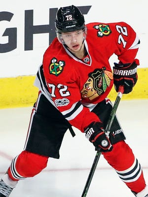 Artemi Panarin had 31 goals and 74 points last season for the Chicago Blackhawks.