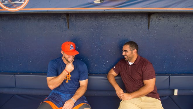 "This journey for me isnÕt just about the destination, itÕs about every single day, itÕs about the competition, you know, against the pitcher, itÕs about the comradery with my teammates, itÕs about enjoying every moment," said Tim Tebow, St. Lucie Mets outfielder, about his baseball career in an exclusive interview with TCPalm sports multimedia journalist Jon Santucci on Thursday, July 20 at First Data Field in Port St. Lucie. "Wherever it ends IÕm gonna have fun and not worry about the destination but IÕm gonna have a really enjoyable time in the journey," Tebow said.