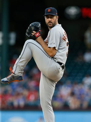 Justin Verlander has spent his entire 13-year career with the Tigers.