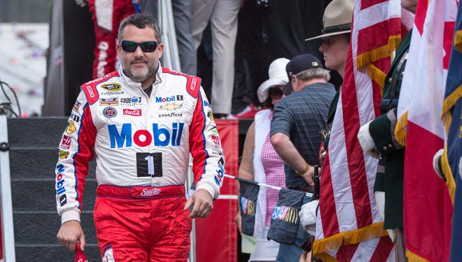 Tony Stewart will race at Talladega Superspeedway for the final time this weekend.