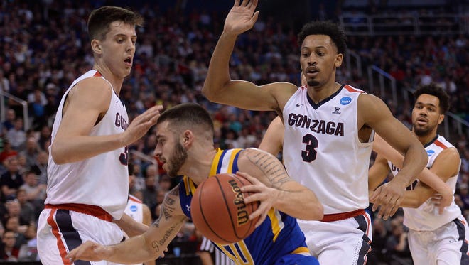 Gonzaga defeated South Dakota State in the first round.