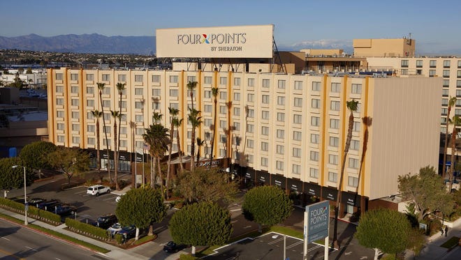 Four Points by Sheraton Los Angeles International Airport is the fifth most in demand hotel in L.A., Expedia says.