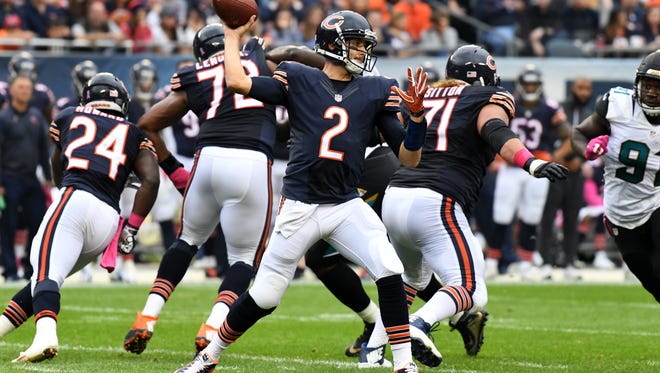 30. Bears (29): Offense now ranks seventh after averaging well over 400 yards under Brian Hoyer's direction. Yet they've scored league's fewest points. Da Bears.