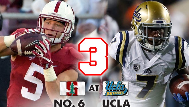 3. No. 6 Stanford at UCLA  (Saturday at 8 p.m. ET, ABC)