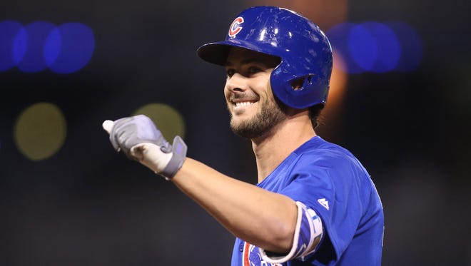 Kris Bryant leads the Cubs with 39 home runs.
