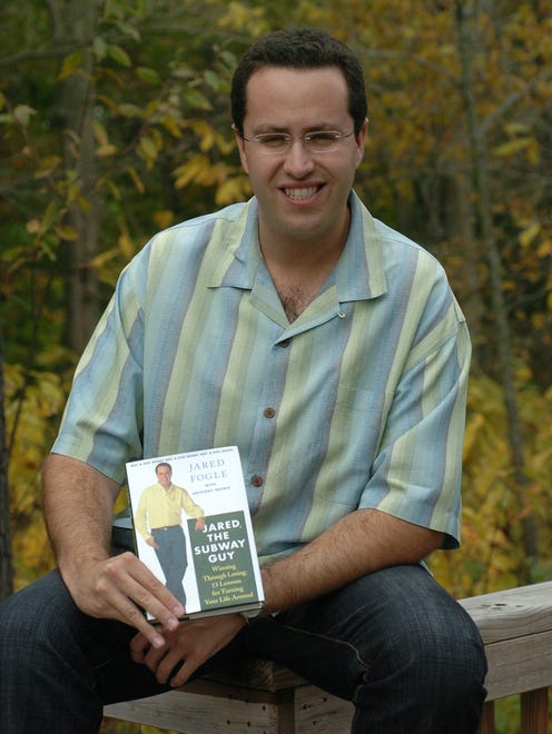 Jared Fogle wrote a book, "Jared, The Subway Guy, Winning through Losing: 13 Lessons for Turning Your Life Around".