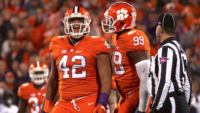 9. Clemson: Clemson is among the most intriguing teams in college football entering next season. Deshaun Watson won’t be around, and that alone is reason to think the Tigers will begin the year pegged to finish behind Florida State. But this program recruits an elite level, has an outstanding defensive line, should get improved play on the offensive line and has earned the benefit of the doubt. Still, there will be major weapons to replace on offense and key leaders to replace on defense. This may nonetheless be too low a ranking for Clemson.