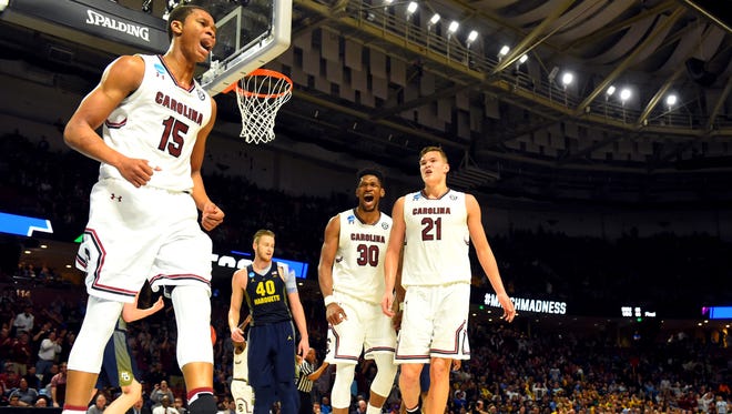 South Carolina defeated Marquette in the first round.