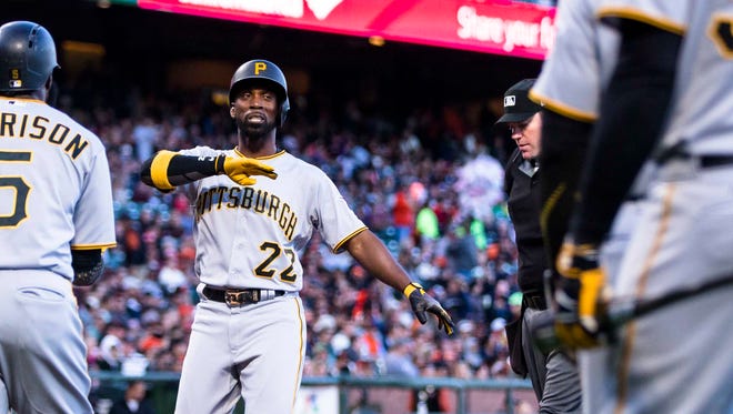 “It’s rewarding because of the fact the odds were against me for a while," says Andrew McCutchen, back in center field and productive at the plate again for the Pirates.