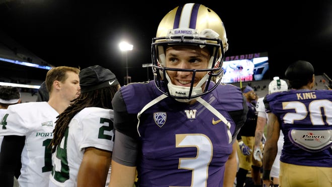 Washington quarterback Jake Browning is the FBS' No. 3 quarterback in terms of pass efficiency, but the level of competition is about to rise.