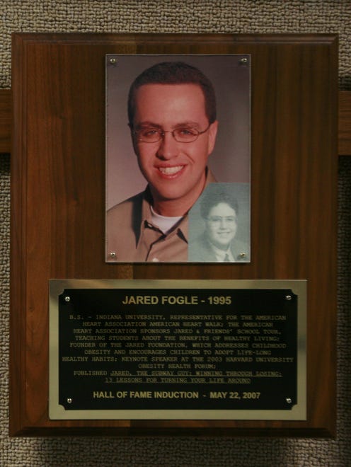 Shown here is North Central High School grad Jared Fogle.