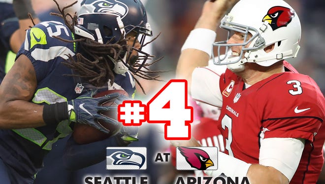 4. Seahawks at Cardinals: Arizona needs to continue its midseason push with a strong showing against its NFC West rival.