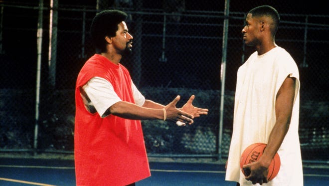 Denzel Washington and Ray Allen in the movie, "He Got Game."