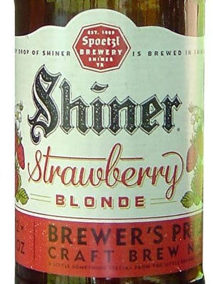 Shiner Strawberry Blonde from Spoetzl Brewery in Shiner, Texas, is 4.3% ABV.