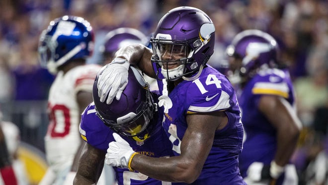 2. Vikings (x):  With three of next four on road coming out of bye, will leauge's worst rushing attack start to became a more noticeable hindrance?