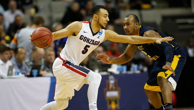Gonzaga defeated West Virginia in the Sweet 16.