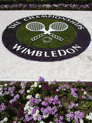 The Wimbledon logo.