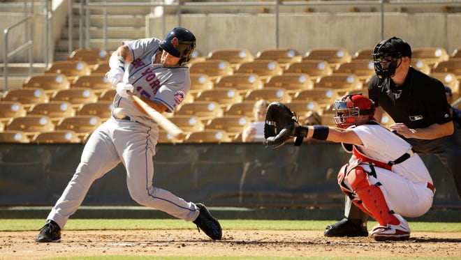 Oct. 11: Tim Tebow grounds out to second base on a 3-2 count in his first at-bat in the Arizona Fall League.