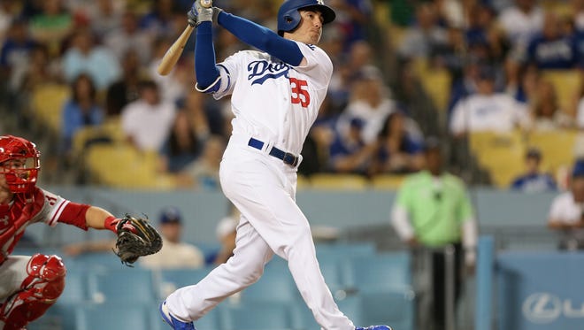 April 29: Cody Bellinger hits his first major league home run and his first of two on the night.