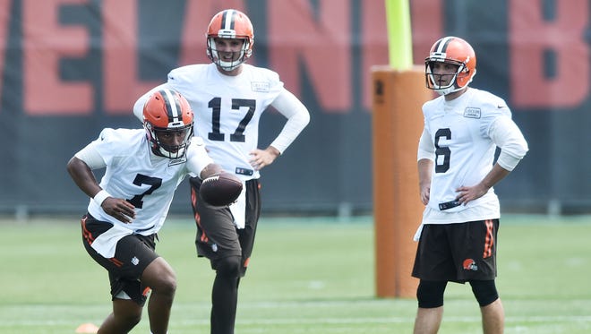 30. Browns: A formidable offensive line should help Hue Jackson put last year's 1-15 debacle in the rear view mirror. Brock Osweiler, Cody Kessler and DeShone Kizer all offer different paths in the QB competition.