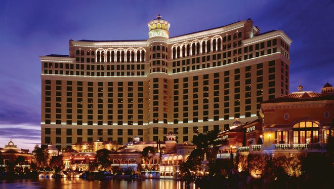 The iconic Bellagio is the No. 14 most booked hotel in Las Vegas, according to Expedia.