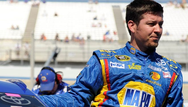 Martin Truex Jr. during qualifying for the FedEx 400 Benefiting Autism Speaks at Dover International Speedway.
