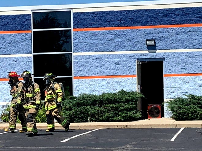 Mequon firefighters spent four hours clearing chlorine gas out of Splash! Swim and Wellness, 10636 N. Commerce St., on Aug. 6.